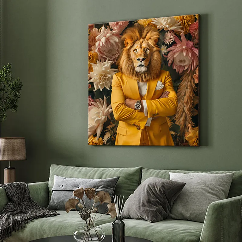 Beast In Attire Wall Painting media 4