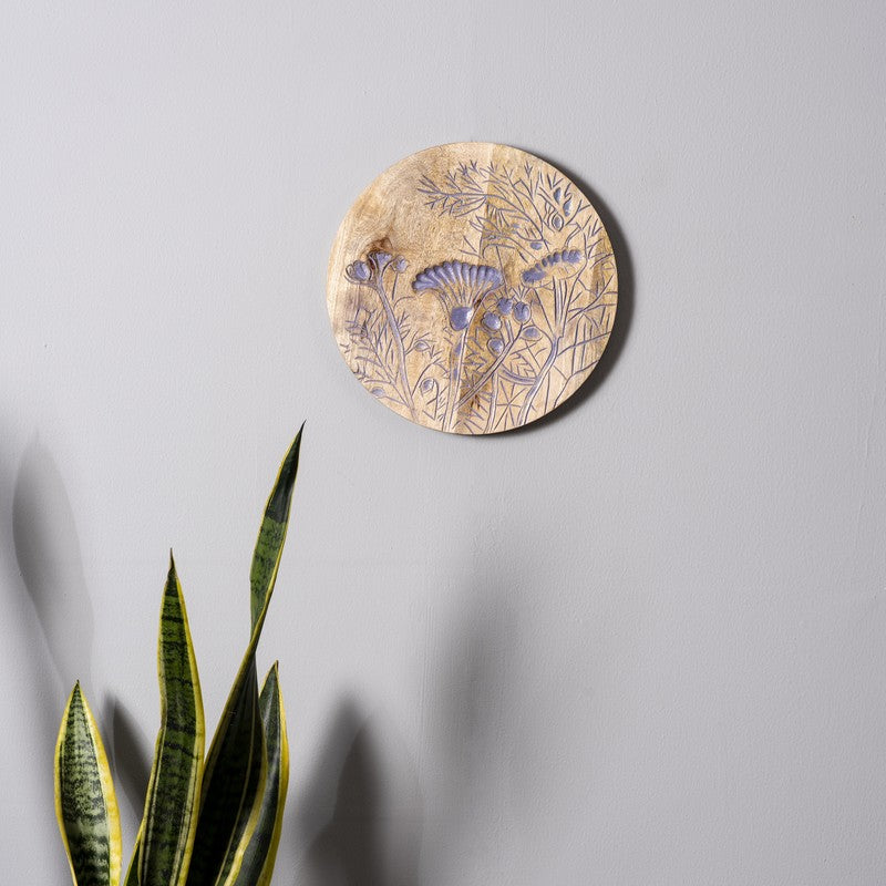 Blossom Haven Wooden Wall Plate