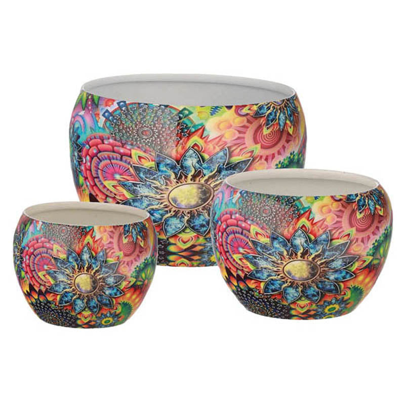Elitta Ethnic Handcrafted Planter - Set Of Three media 6