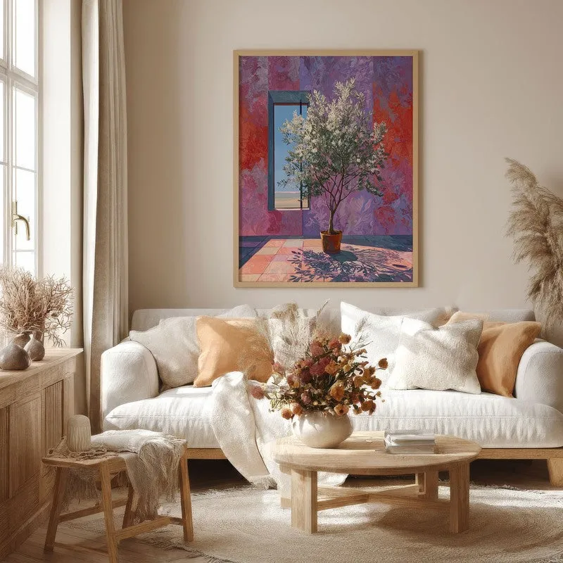 Dream shade Canvas Wall Painting - Brown Frame media 4