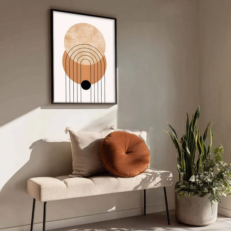 Centered Harmony Canvas Wall Painting With Black Frame media 4