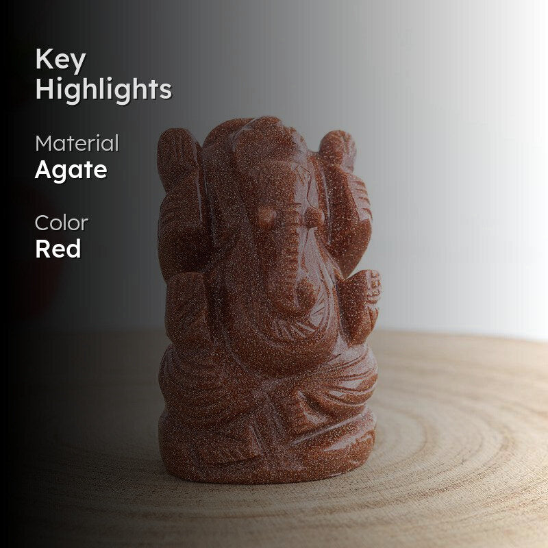 Lord Ganesha Goldsand Showpiece media 2