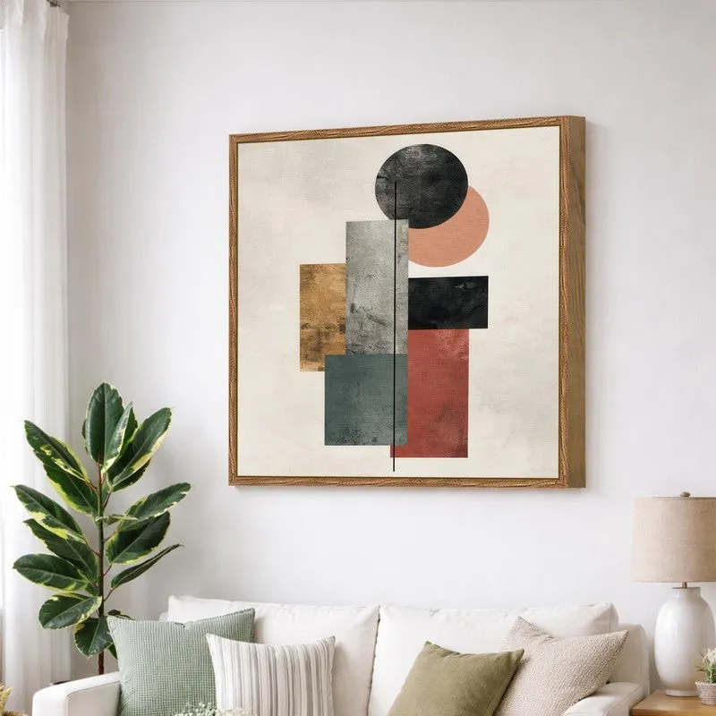 Painted Persona Canvas Wall Art With Frame media 3