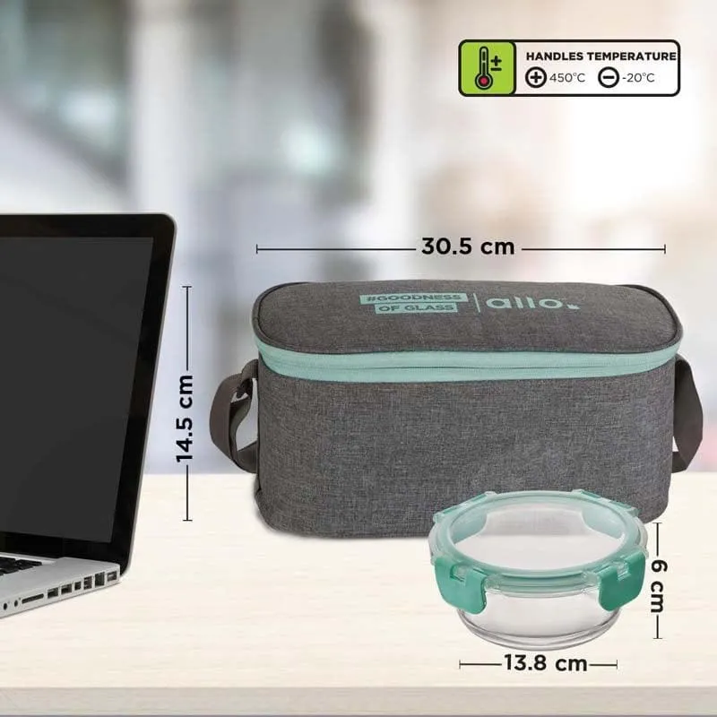 Jonas Lunchbox With Grey Bag (390 ML) - Set Of Four media 5