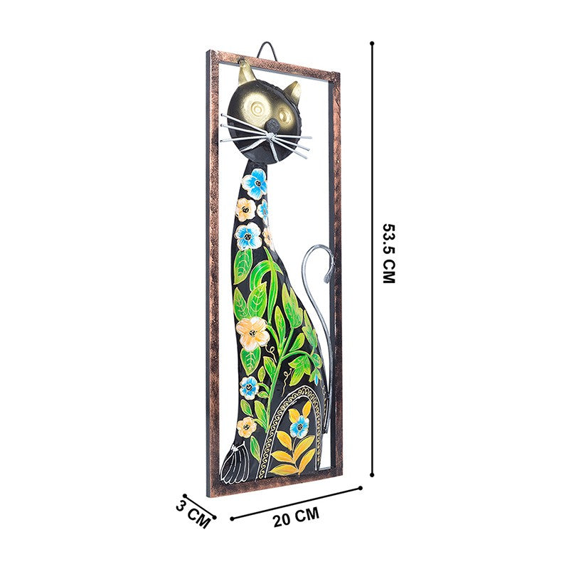 Purrr Bloom Handpainted Metal Wall Accent media 10