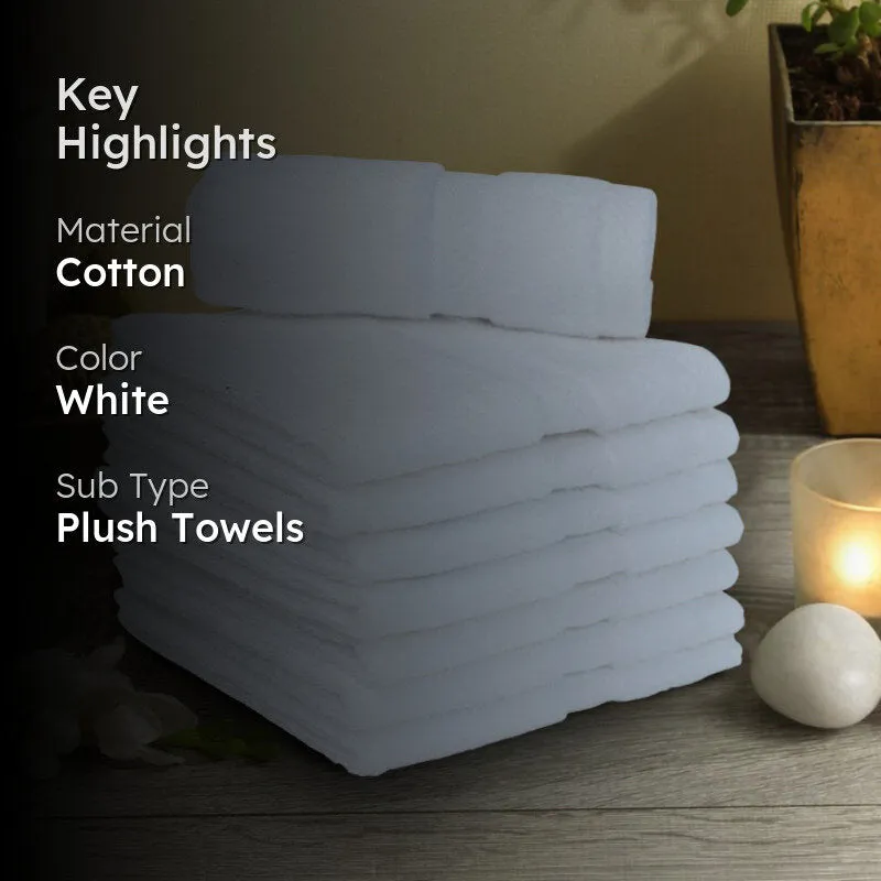 Miorah Face Towel (White) - Set Of Eight media 2