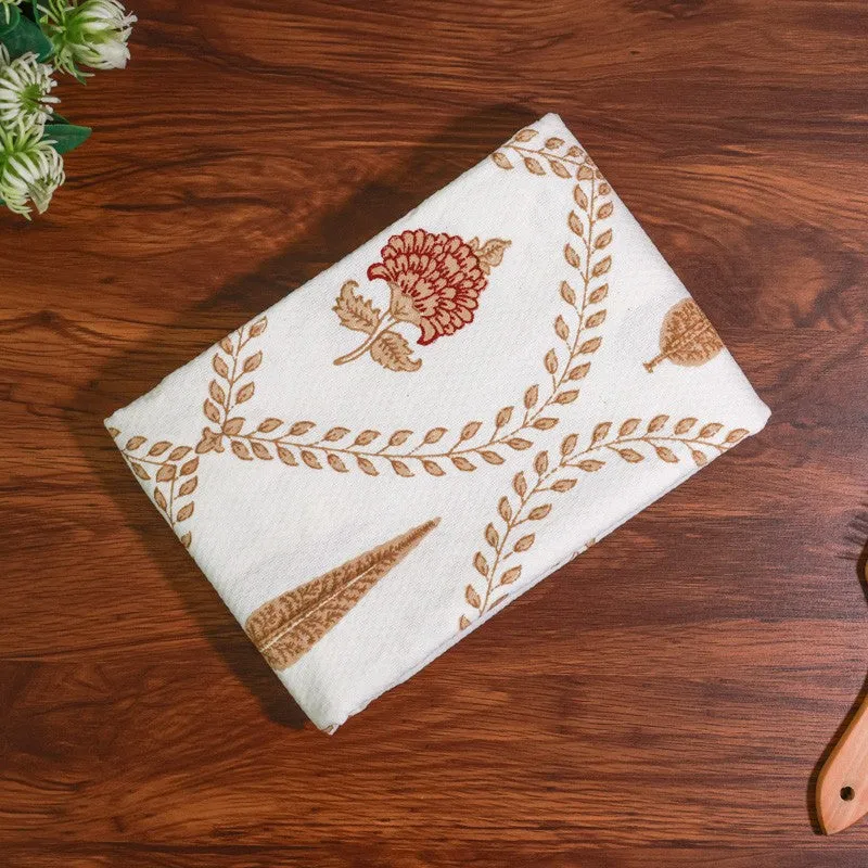 Desert Bloom Cotton BathTowel - Mustard media 5
