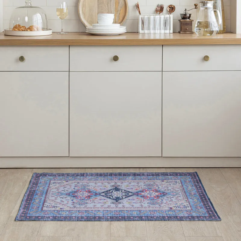 Kaelis Cotton Door Mats - Blue media 6