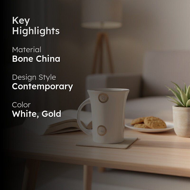 Brewen Bone China Coffee Mug (300 mL) media 2