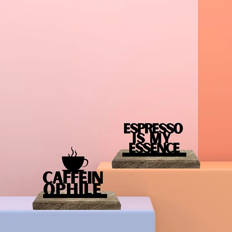 Caffeinophile Showpiece - Set Of Two media 1