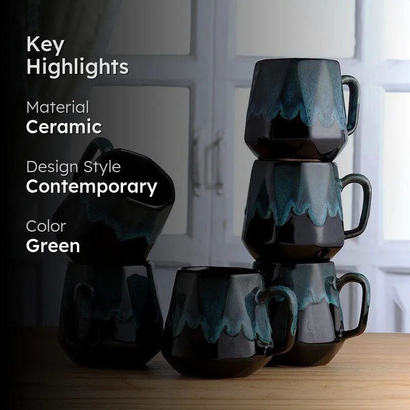 Sorena Ceramic Tea Cup (220 mL Each) -  Set of Six media 2