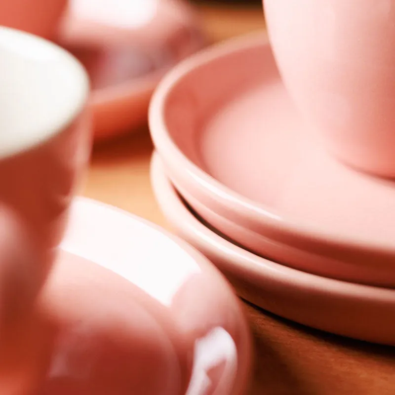 Blush & Brew Cup & Saucer (Pink/100 mL)  - Eight Piece Set - 5