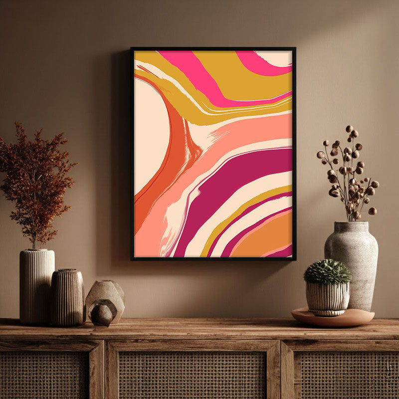 Sunshine Serenade Archival Canvas Wall Art - Black Frame media 3