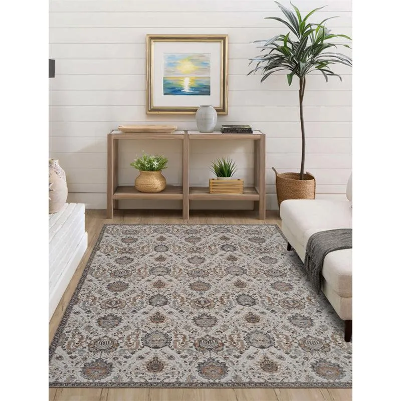 Daniyar Ethnic Carpet - Ash media 3