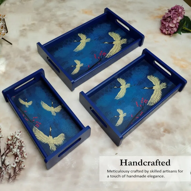 Fynix Wooden Serving Tray - Set Of Three media 3