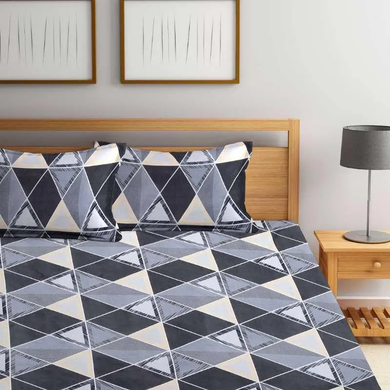Janthan Printed Microfiber Bedsheet - 130 GSM media 5