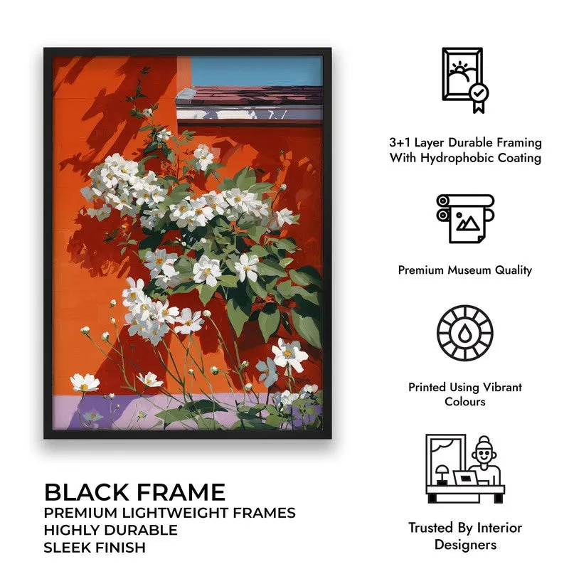 Wallflora Canvas Wall Painting - Black Frame media 9
