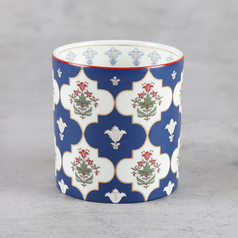 India Circus Bone China Tea Cup (220 mL Each)/Blue)-  Set of Six media 5