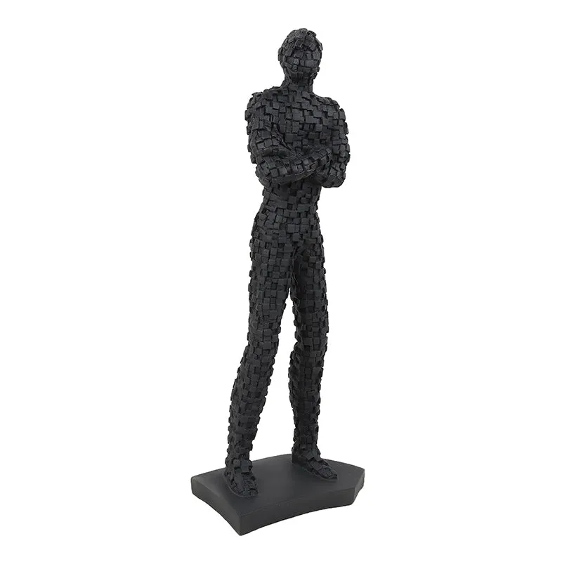 Stance Of Confidence Resin Showpiece - Black media 4