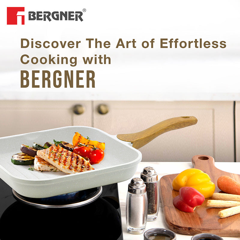 Bergner Smooth Sear Induction Safe Non-Stick Grill Pan - 26 cm image 5