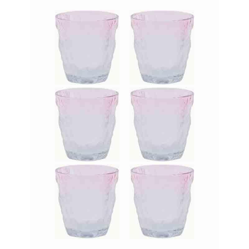 Cool Times Glass Tumbler (260 ml ) - Set of Six media 4