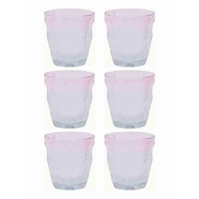Cool Times Glass Tumbler (260 ml ) - Set of Six media 4