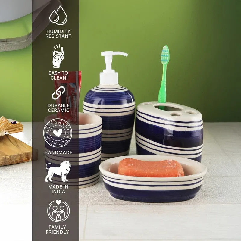 Chic Bathroom Accessories Set - Four Piece Set media 8