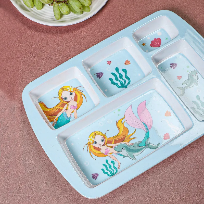 Mermaid Love Kids Dinner Plate media 4