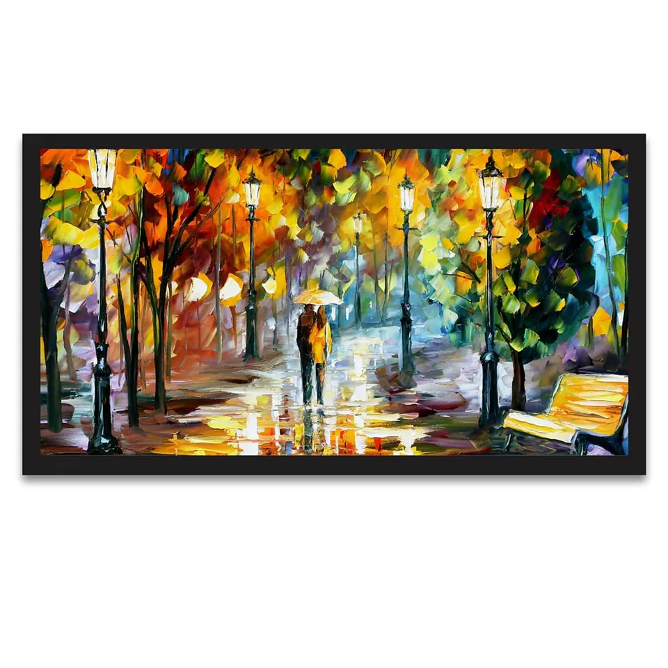 Rainy Evening Canvas Wall Painting media 3