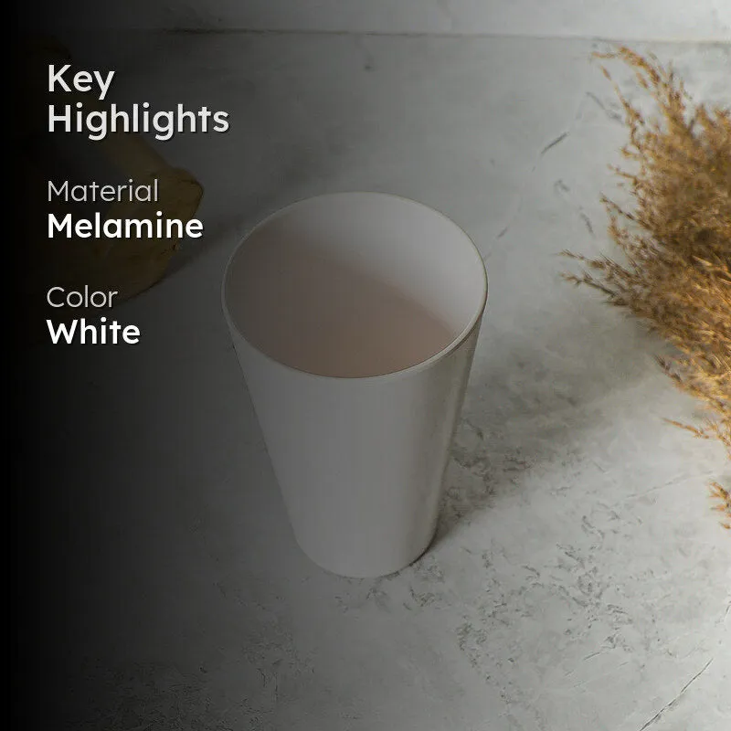 Mainto Melamine Tumbler (450 ML) - White media 2