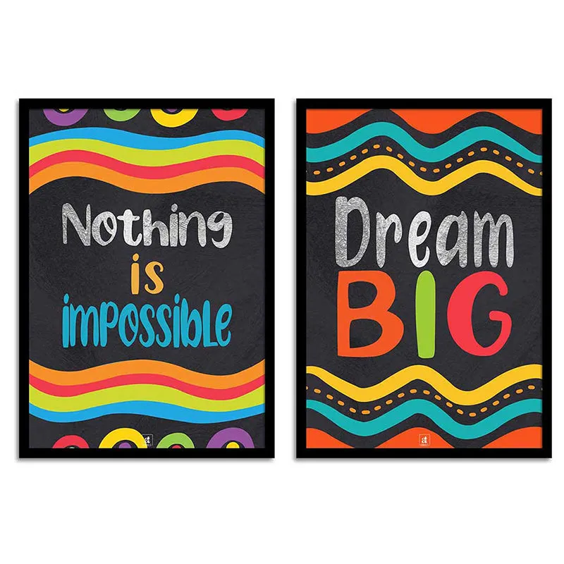 Nothing Is Impossible Wall Art - Set Of Two media 5