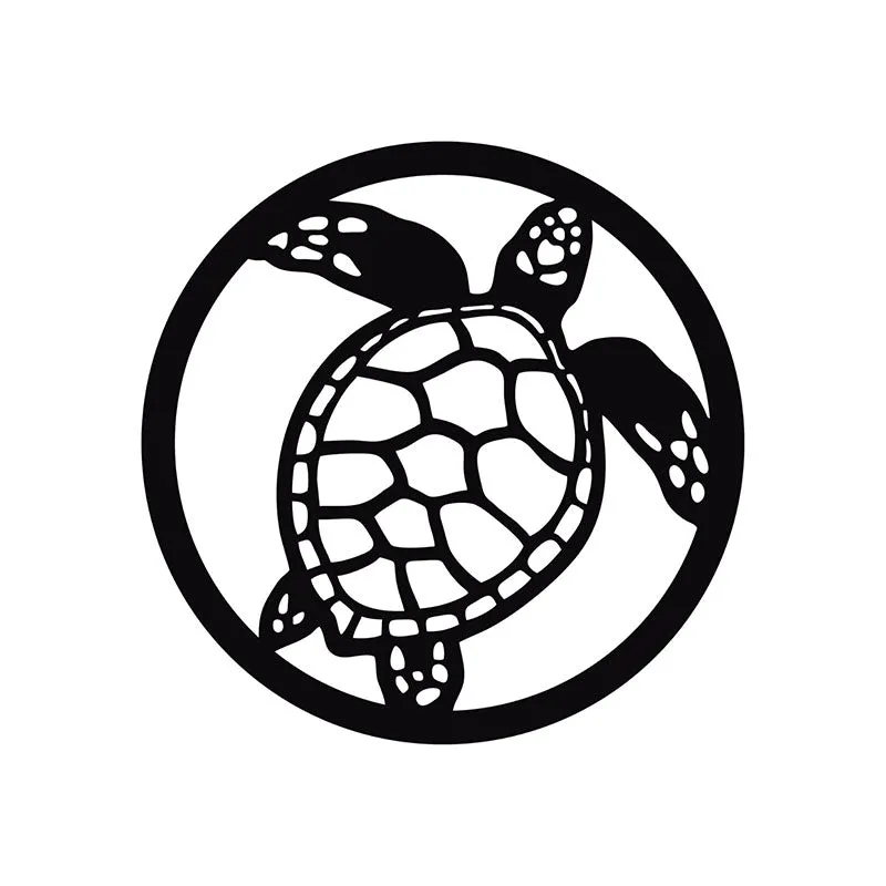 Turtle Black Iron Wall Accent media 3