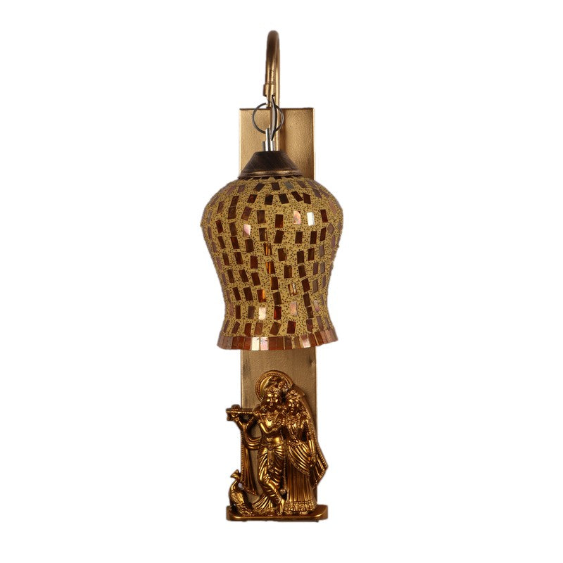 Golden Lattice Iron Wall Lamp media 5