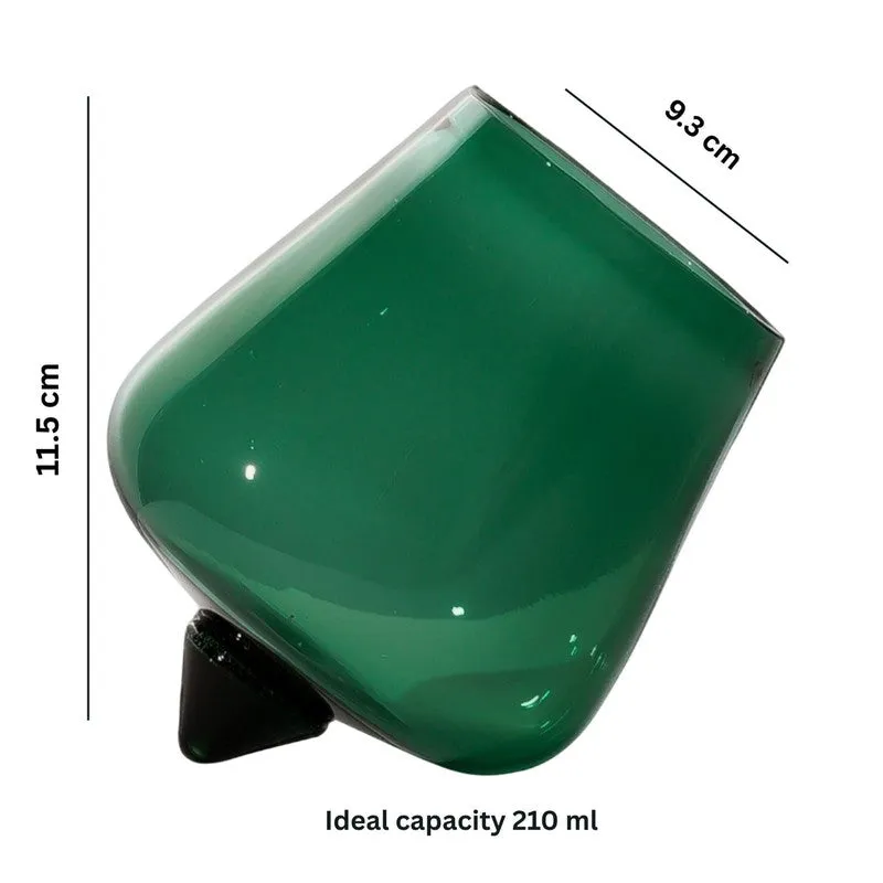 Emerald Luxe Whiskey Glass(210 mL) - Set Of Four media 6