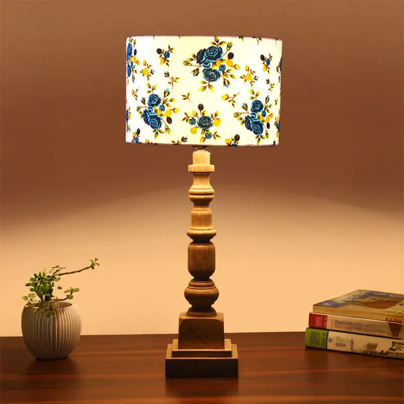 Fleur Arbor Wooden Table Lamp - Multicolor media 1