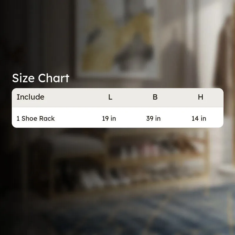 Spacious Metal Shoe Rack - Gold,Grey media 10