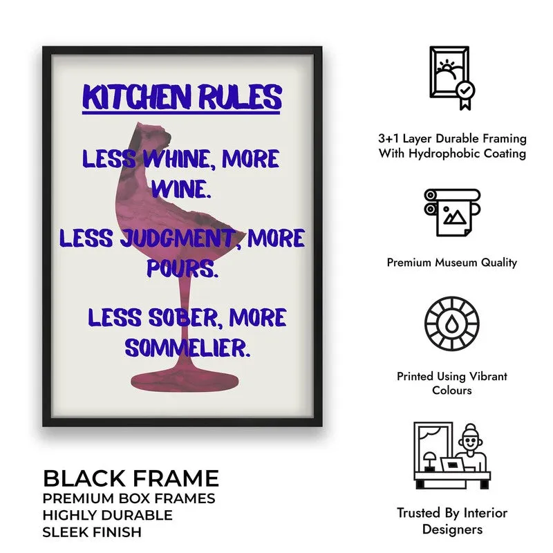 Flavor Font Archival Canvas Wall Art - Black media 10