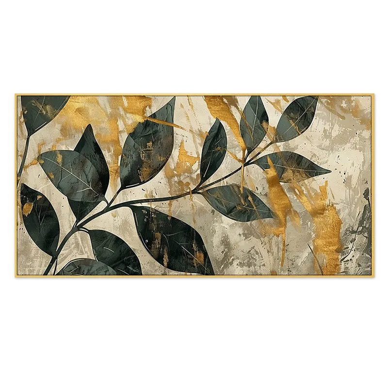Art Of Leaves Canvas Wall Painting media 3