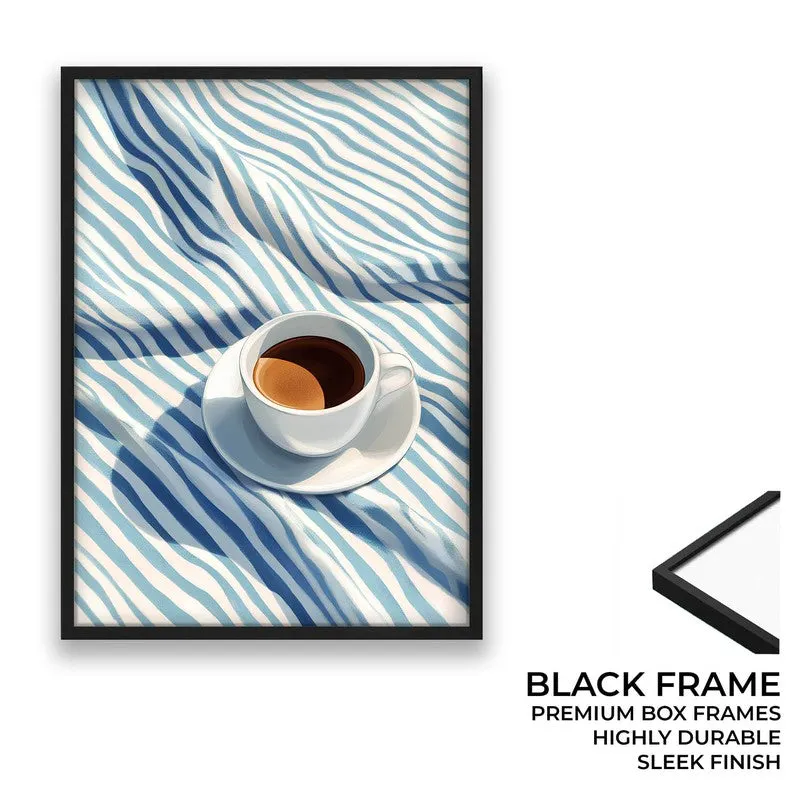 Coffee Couture Archival Canvas Wall Art - Black media 8