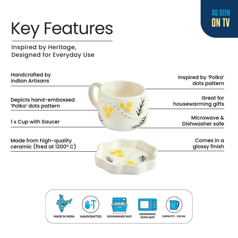 Spring Bloosom Cup & Saucer - 310 ML media 5