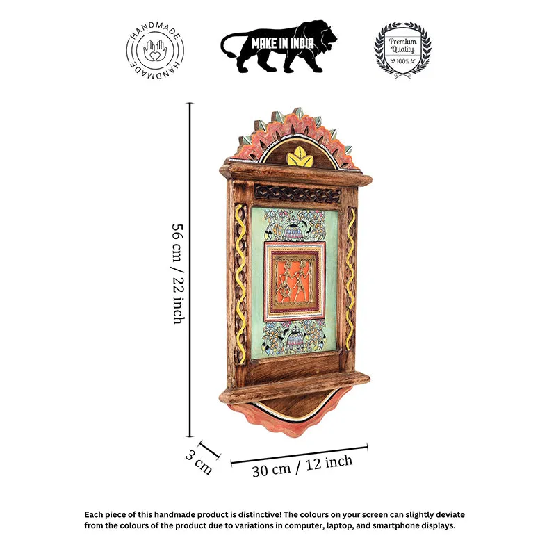 Chitralekha Brass & Wood Wall Accent media 6