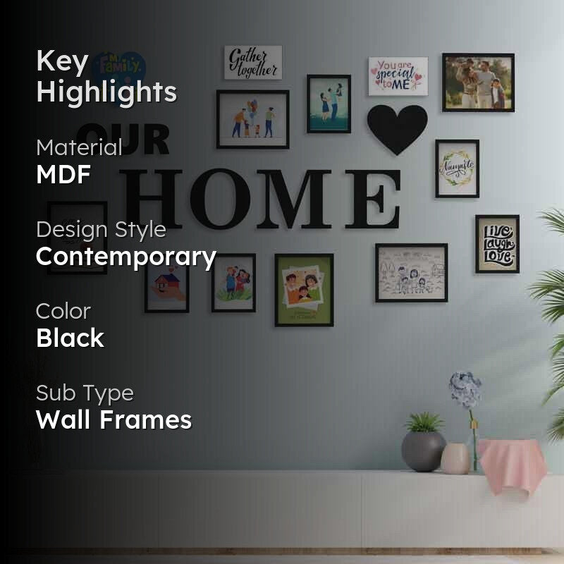 Home is Where our Heart is Photo Frames - Set Of Ten media 2