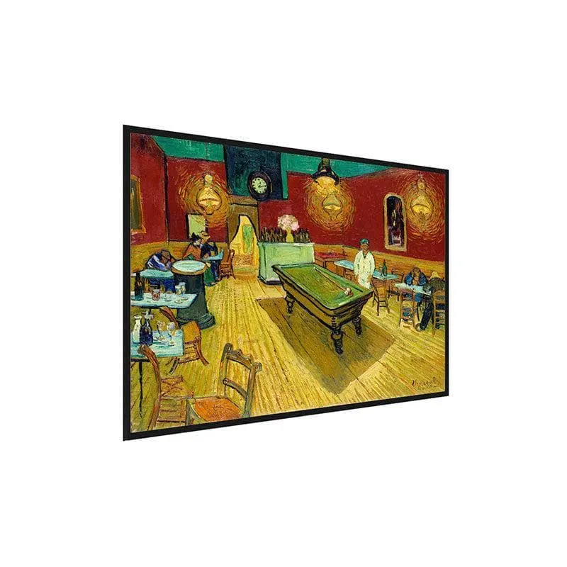 The Night Cafe Canvas Painting By Vincent Van Gogh - Black Frame media 3