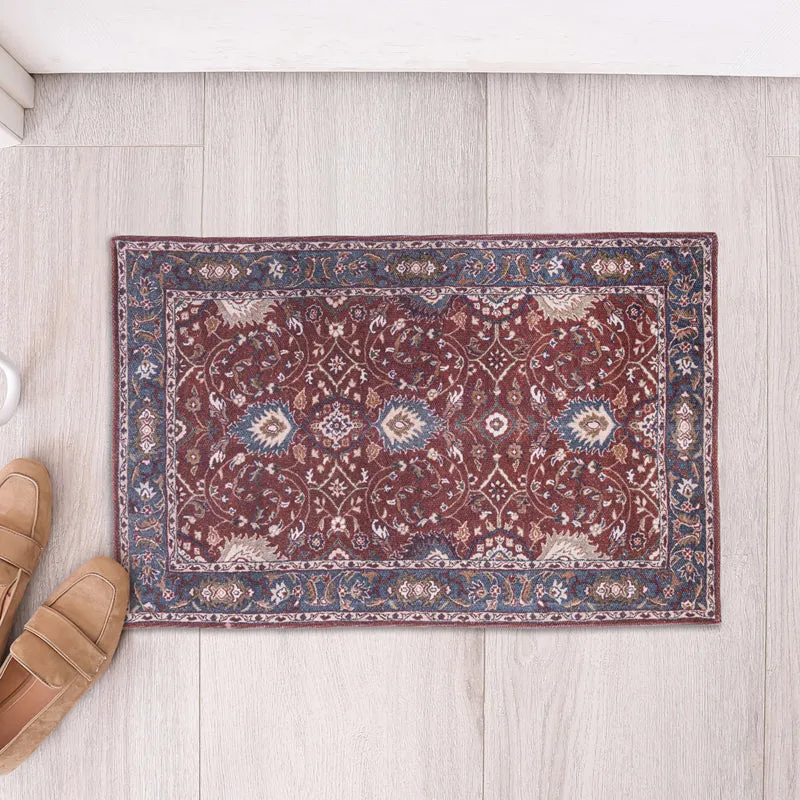 Teyra Cotton Door Mats - Red media 6