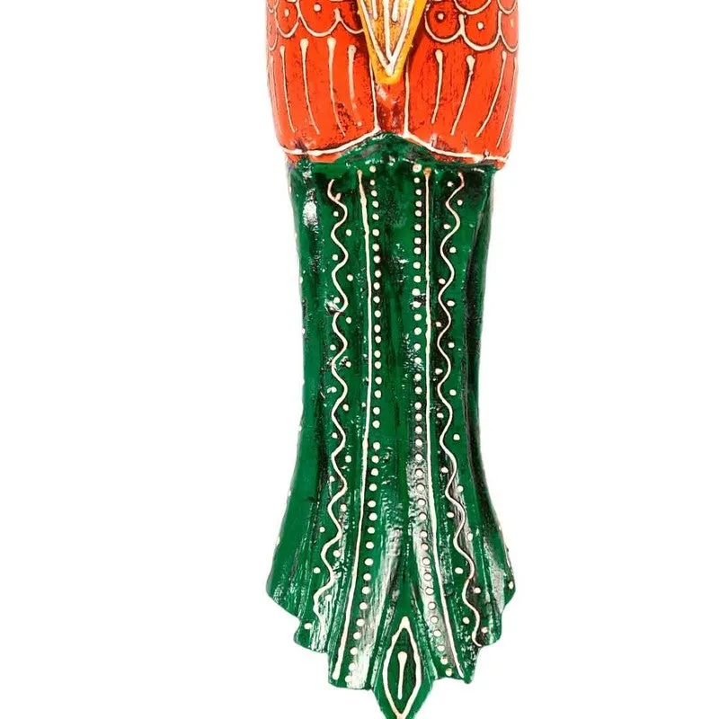 Heritage Wooden Peacock Accent Wall Shelves media 7