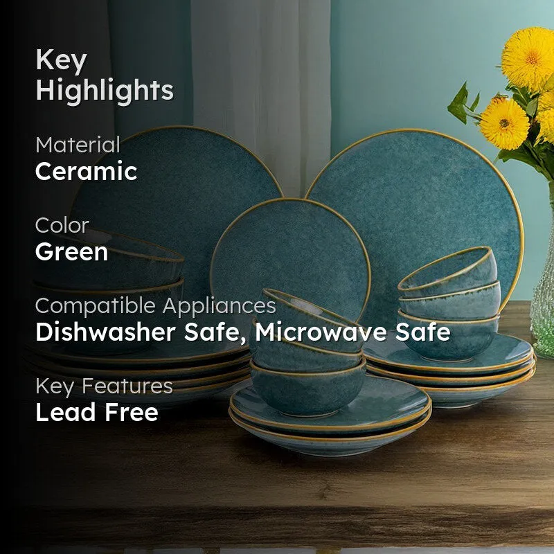 Careina Ceramic Dinner Set - 20 Piece Set media 2