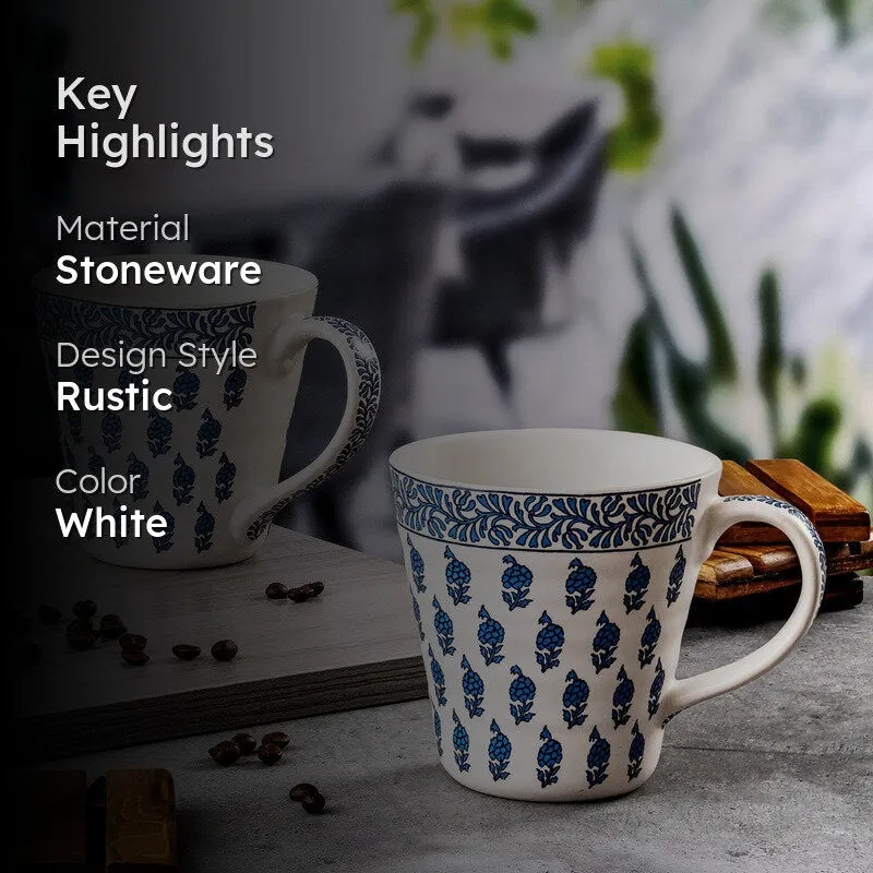 Traditional Stoneware Coffee Mug (400 mL Each) - Set Of Two media 2