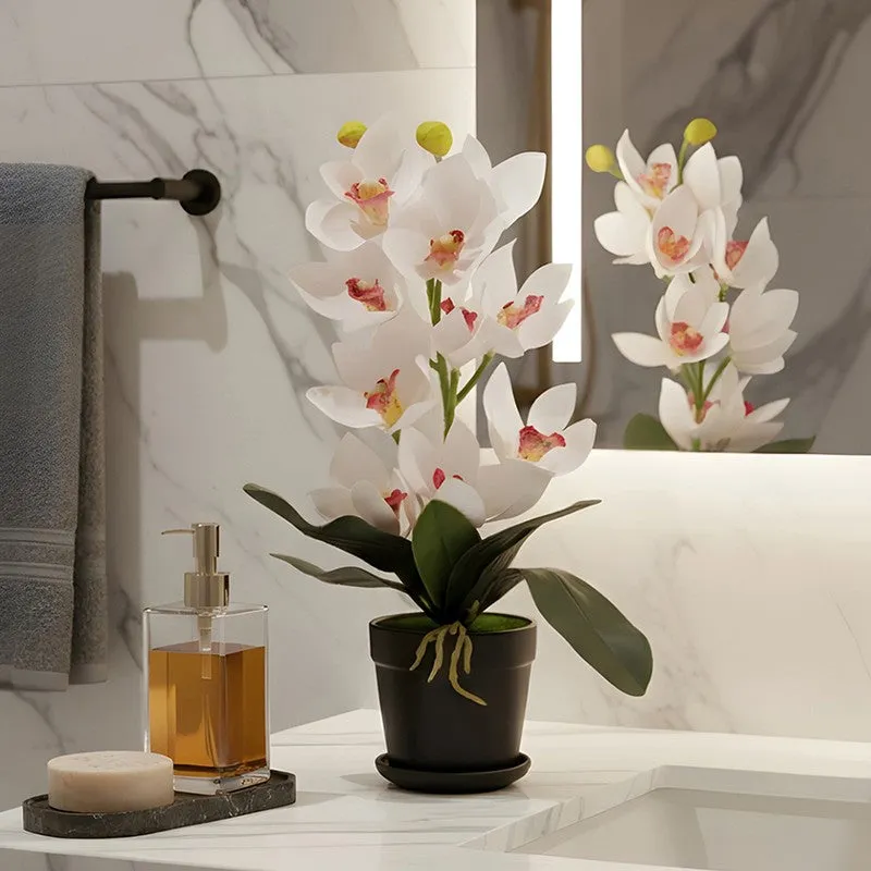 AarviDecor Snow Petal Silk Artificial Plants media 8