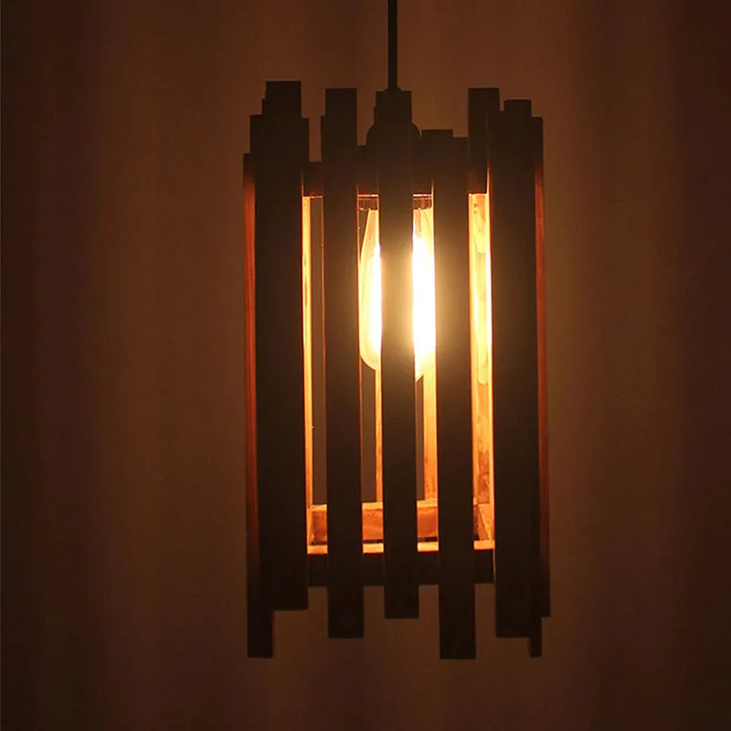 Kasai Single Wooden Ceiling Lamp media 4