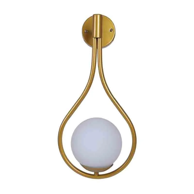 Aura Pendant Glass & Metal Wall Lamp media 4